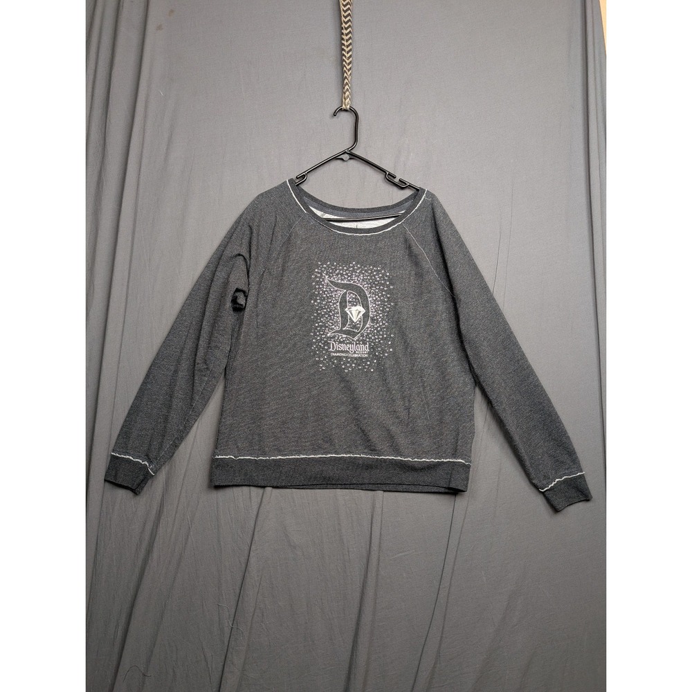 Disney Parks Mickey Mouse Sketch Crewneck Sweatshirt‎ Gray Women's Size XL